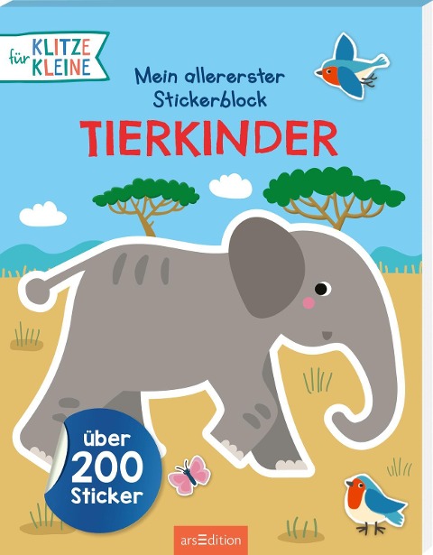 Mein allererster Stickerblock - Tierkinder - 