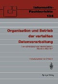 Cover-Bild zum Titel 'Organisation und Betrieb der verteilten Datenverarbeitung' von ''
