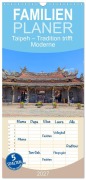 Cover-Bild zum Titel 'Familienplaner 2027 - Taipeh - Tradition trifft Moderne mit 5 Spalten (Wandkalender, 21 x 45 cm) CALVENDO' von 'Denise Graupner'