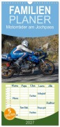Cover-Bild zum Titel 'Familienplaner 2027 - Motorräder am Jochpass mit 5 Spalten (Wandkalender, 21 x 45 cm) CALVENDO' von 'Stephan Käufer'