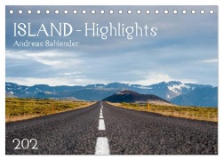 Cover-Bild zum Titel 'Island Highlights (Tischkalender 2026 DIN A5 quer), CALVENDO Monatskalender' von 'Andreas Sahlender'