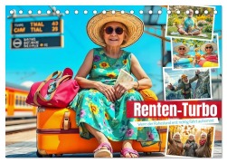 Cover-Bild zum Titel 'Renten-Turbo. Wenn der Ruhestand erst richtig Fahrt aufnimmt (Tischkalender 2026 DIN A5 quer), CALVENDO Monatskalender' von 'Fred Schimak'