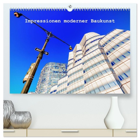 Impressionen moderner Baukunst (hochwertiger Premium Wandkalender 2024 DIN A2 quer), Kunstdruck in Hochglanz - Christian Müller