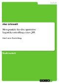 Cover-Bild zum Titel 'Messpunkte für das operative Logistikcontrolling eines 3PL' von 'Alex Grünwald'