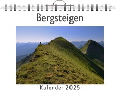 Cover-Bild zum Titel 'Bergsteigen - (Wandkalender 2025, Kalender DIN A4 quer, Monatskalender im Querformat mit Kalendarium, das perfekte Geschenk)' von 'Ella Huber'