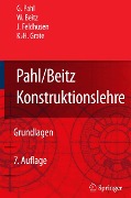 Cover-Bild zum Titel 'Pahl/Beitz Konstruktionslehre' von 'Gerhard Pahl, Wolfgang Beitz, Jörg Feldhusen, Karl-Heinrich Grote'