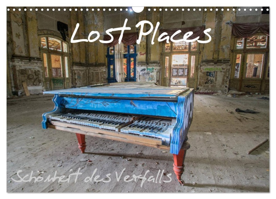 Lost Places - Schönheit des Verfalls (Wandkalender 2026 DIN A3 quer), CALVENDO Monatskalender - Tom van Dutch