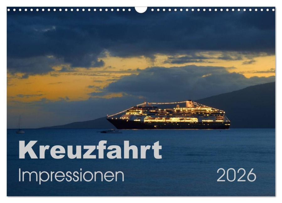 Kreuzfahrt Impressionen (Wandkalender 2026 DIN A3 quer), CALVENDO Monatskalender - Uwe Bade