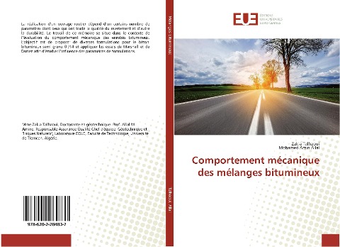 Comportement mécanique des mélanges bitumineux - Zakia Talhaoui, Mohamed Amin Allal