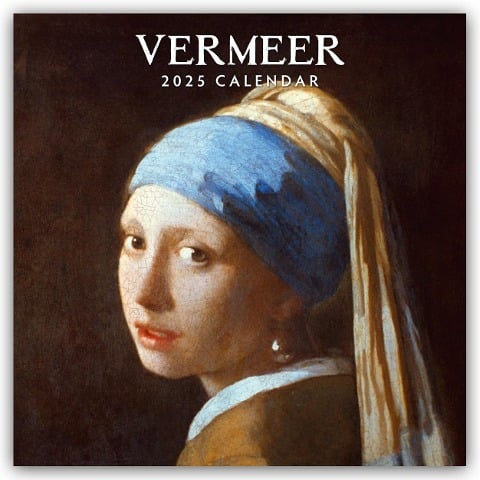 Johannes Vermeer - Jan Vermeer 2025 - 16-Monatskalender - Robin Red