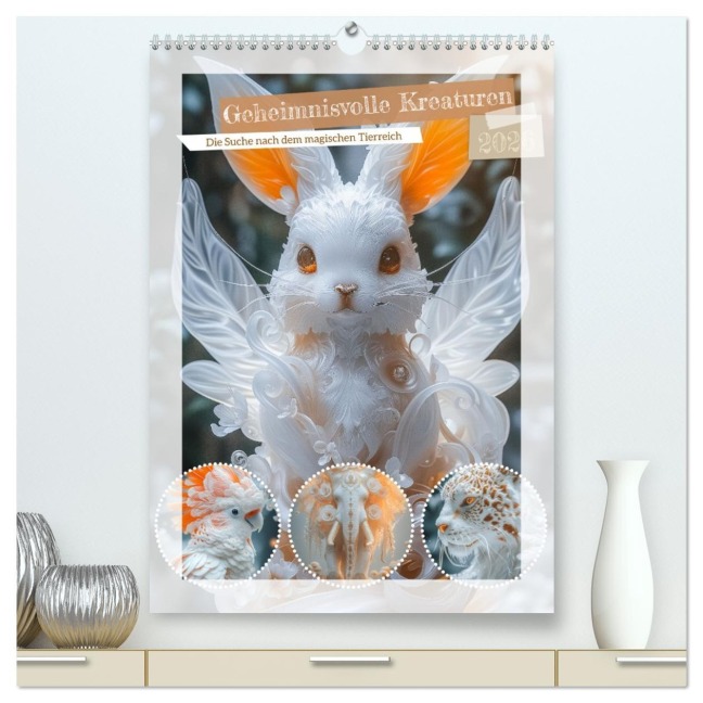 Geheimnisvolle Kreaturen (hochwertiger Premium Wandkalender 2026 DIN A2 hoch), Kunstdruck in Hochglanz - Steffen Gierok-Latniak