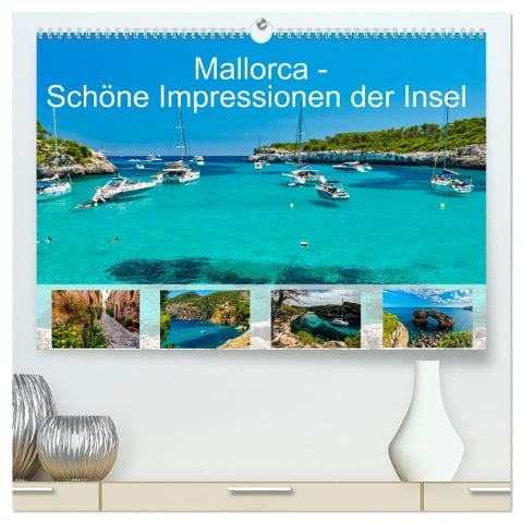 Mallorca - Schöne Impressionen der Insel (hochwertiger Premium Wandkalender 2024 DIN A2 quer), Kunstdruck in Hochglanz - Jürgen Seibertz