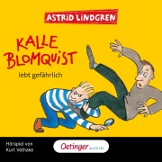 Cover-Bild zum Titel 'Kalle Blomquist lebt gefährlich' von 'Astrid Lindgren'