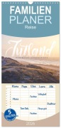 Cover-Bild zum Titel 'Familienplaner 2026 - Jutland - Dänemarks Nordseeküste mit 5 Spalten (Wandkalender, 21 x 45 cm) CALVENDO' von 'Florian Kunde'