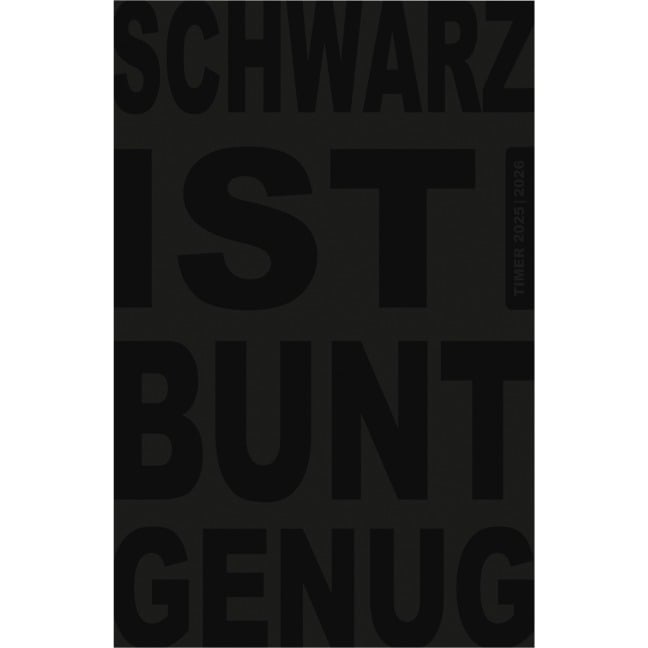 Schülerkalender Quote schwarz - 