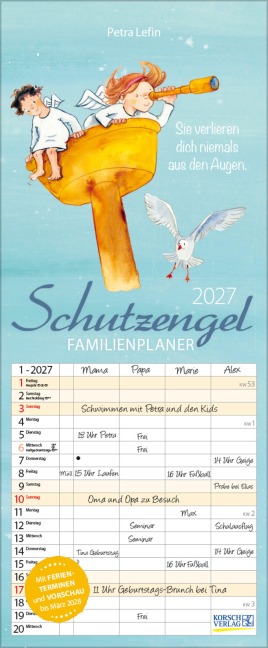 Familientimer Schutzengel 2027 - 