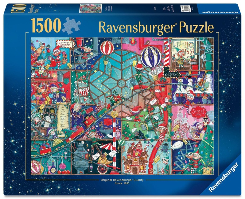 Erwachsenenpuzzle 1500 Teile - Die Elfenfabrik - 