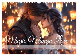 Cover-Bild zum Titel 'Magic Manga Love (Wall Calendar 2026 DIN A3 landscape), CALVENDO 12 Month Wall Calendar' von 'Kerstin Waurick'
