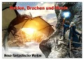 Helden, Drachen und Magie - Neue fantastische Welten (Wandkalender 2025 DIN A3 quer), CALVENDO Monatskalender - Karsten Schröder