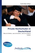 Cover-Bild zum Titel 'Private Hochschulen in Deutschland' von ''