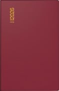 rido/idé 7016212296 | Taschenkalender Mod. Industrie II 2026 | A7, Kunststoff, bordeaux - 