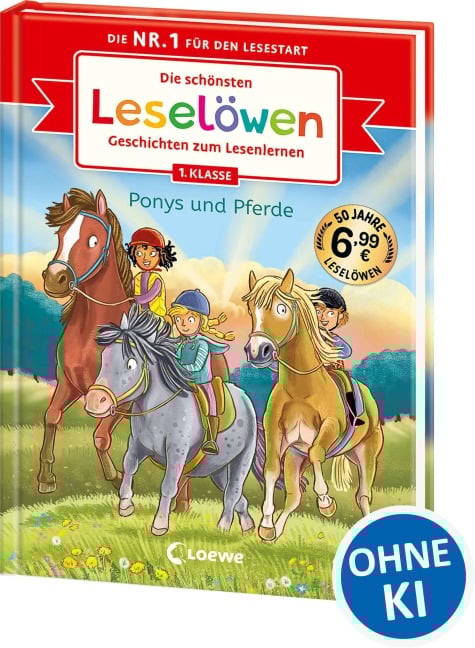 Die schönsten Leselöwen-Geschichten zum Lesenlernen - Ponys und Pferde - 