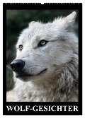 Wolf-Gesichter (Wandkalender 2025 DIN A2 hoch), CALVENDO Monatskalender - Elisabeth Stanzer