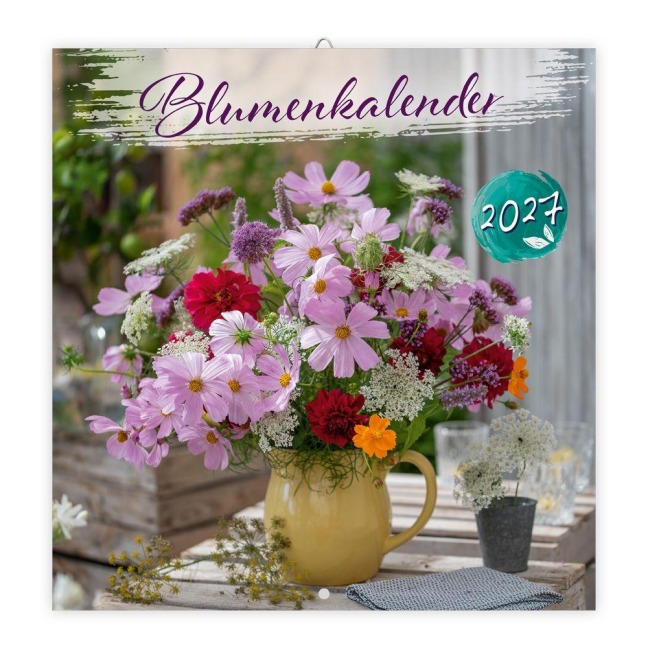 TRÖTSCH - Broschürenkalender Blumenkalender 2027 - 