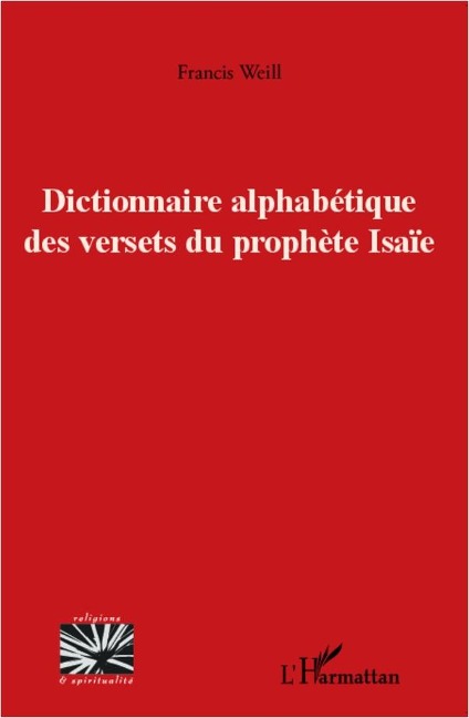 Dictionnaire alphabétique des versets du prophète Isaïe - Weill