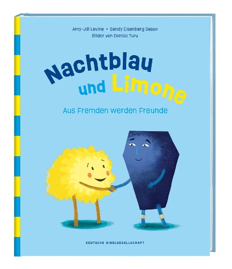 Nachtblau und Limone. Aus Fremden werden Freunde. Mit Nächstenliebe Vorurteile überwinden. Christliche Kindergeschichte über Hilfsbereitschaft. Bilderbuch zum Vorlesen ab 5 Jahren. - Amy-Jill Levine, Sandy E. Sasso