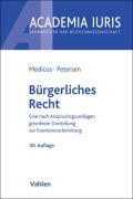 Cover-Bild zum Titel 'Bürgerliches Recht' von 'Dieter Medicus, Jens Petersen'