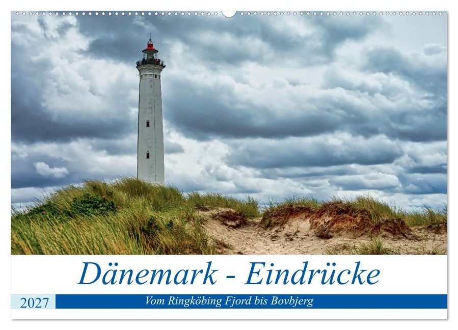 Dänemark - Eindrücke Vom Ringköbing Fjord bis Bovbjerg (Wandkalender 2027 DIN A2 quer), CALVENDO Monatskalender - Michael Fiolka Regel-Fiolka
