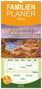 Familienplaner 2026 - Sehnsucht Schweden - Sverige mit 5 Spalten (Wandkalender, 21 x 45 cm) CALVENDO - Stefan Sattler