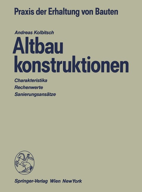 Altbaukonstruktionen - Andreas Kolbitsch