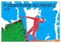 Collage über farbenfrohe Architektur (Wandkalender 2024 DIN A4 quer), CALVENDO Monatskalender - Klaus P.