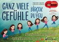 Cover-Bild zum Titel 'Ganz viele Gefühle - Starke Gefühle erkennen, unterscheiden und steuern: Das Kinderbuch für positive emotionale Entwicklung | Bircok Duygu - Güclü duygulari tanima, ayirt etme ve yönetme: Pozitif duygusal gelisimi destekleyen bir cocuk kitabi' von 'Nergis Cevahir, Sebnem Kirer Yurdumetin, Sigrun Eder'