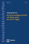 Cover-Bild zum Titel 'Die Kommanditgesellschaft auf Aktien unter der "50+1"-Regel' von 'Wolfgang Feldmeier'