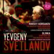 Cover-Bild zum Titel 'Rimski-Korsakow: Ouvertüre zu Mädchen von Pskow/Sh' von 'Evgeny/USSR St London Symphony Orchestra/Svetlanov'