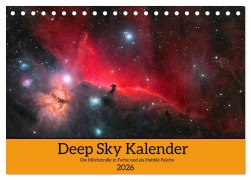 Cover-Bild zum Titel 'Deep Sky Kalender (Tischkalender 2026 DIN A5 quer), CALVENDO Monatskalender' von 'Harald Becher'