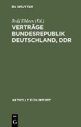 Cover-Bild zum Titel 'Verträge Bundesrepublik Deutschland, DDR' von ''