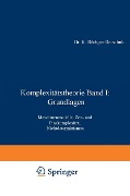Cover-Bild zum Titel 'Komplexitätstheorie Band I: Grundlagen' von 'K. Rüdiger Reischuk'
