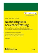 Cover-Bild zum Titel 'Nachhaltigkeitsberichterstattung' von 'Karina Sopp, Josef Baumüller, Oliver Scheid'