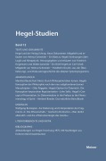 Cover-Bild zum Titel 'Hegel-Studien / Hegel-Studien Band 12 (1977)' von ''