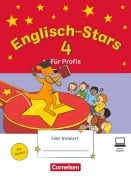 Cover-Bild zum Titel 'Englisch-Stars 4. Schuljahr - Übungsheft für Profis' von 'Jasmin Brune, Marion Lugauer, Sabine Schwarz, Stefanie Gleixner-Weyrauch, Daniela Elsner'