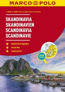 Cover-Bild zum Titel 'MARCO POLO Reiseatlas Skandinavien 1:250 000 / 1:650 000 mit Europa 1:4 500 000' von ''