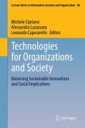 Cover-Bild zum Titel 'Technologies for Organizations and Society' von ''