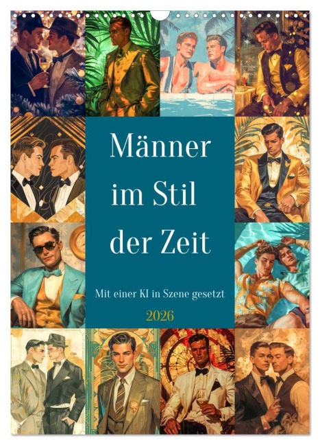 Männer im Stil der Zeit (Wandkalender 2026 DIN A3 hoch), CALVENDO Monatskalender - Steffen Gierok-Latniak