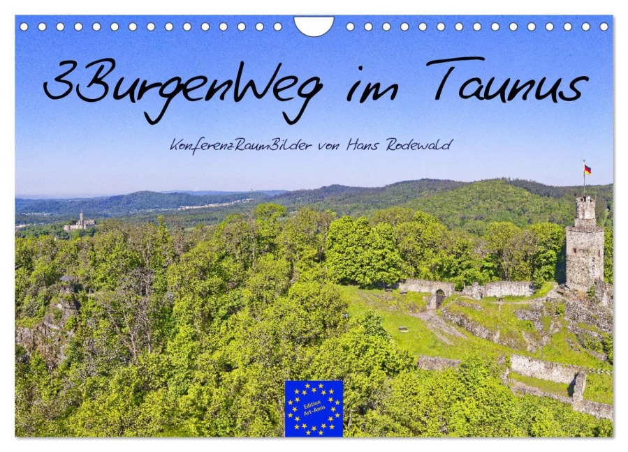 3BurgenWeg im Taunus - Der Erlebnispfad (Wandkalender 2026 DIN A4 quer), CALVENDO Monatskalender - Hans Rodewald CreativK Deutschland