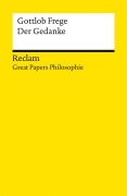 Cover-Bild zum Titel 'Der Gedanke' von 'Gottlob Frege'