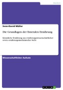 Cover-Bild zum Titel 'Die Grundlagen der Enteralen Ernährung' von 'Sven-David Müller'